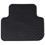 Car Mat 4 pcs Black suitable for Audi Q3 2019-2025 Rubber 42029090