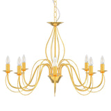 Adjustable Chandelier E14 Metal Gold 78 x 101 cm 42053783