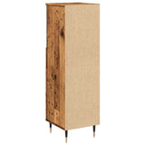 Bathroom Cabinet Old Wood 30x30x100 cm Engineered Wood 857205