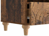 TV Cabinet Old Wood 102 x 34.5 x 50 cm Engineered Wood 894223