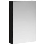 Bathroom Mirror Cabinet Black Oak 40 x 10.5 x 60.5 cm 889024