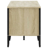 TV Cabinet Sonoma Oak 122x34x41 cm Engineered Wood 848570