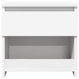 ZNTS Bedside Cabinets 2 pcs White 40x30x39 cm Engineered Wood 803444
