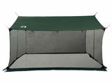 Camping Tarp with Mesh Walls Army Green 340 x 260 x 220 cm 42028566
