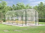 Greenhouse Transparent PVC and Powder-coated Steel Large 317247