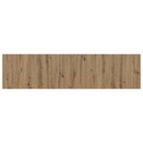 Wall-Mounted Headboard HOORN Artisan Oak Engineered Wood 897374