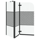 Bath Enclosure Geometric Manual Black 120 x 67 x 129 cm 42018551