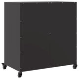Sideboard Black 68x39x72 cm Steel 846656