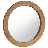 Wall Mirror 60 cm Teak Round 288806