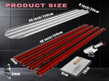 488 Concrete Bull Float with Trowel, Aluminium Alloy Concrete Finishing Tool, Adjustable 10931668