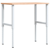 Workbench 100x60x cm Solid Wood Beech Rectangular 3309704