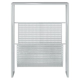 Magazine Rack Silver 35x15x45 cm Steel 331670