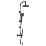 Shower System Black Stainless Steel 21 x 48 x 112 cm 42053767