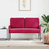 Sofas with Cushion 110cm Wine Red Plywood 42023459