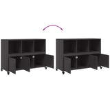 Sideboard Black 100.5x39x72 cm Steel 846734