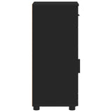 Bathroom Cabinet Black 30 x 35 x 80 cm Engineered wood & Metal 883325