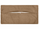 Cushion Cover 6 pcs HOUTEN Taupe 50 x 80 cm Microfiber Fleece 920166