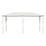 Gazebo with Post Covers 2.98x5.3x2.59 m Cream 160 g/m 313617