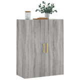 Wall Mounted Cabinet Grey Sonoma 69.5x34x90 cm 828418