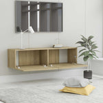 TV Cabinet Sonoma Oak 120x30x30 cm Engineered Wood 801493
