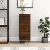Sideboard Brown Oak 34.5x34x90 cm Engineered Wood 828603