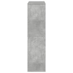 Bookcase Concrete Grey 100x33x125.5 cm Engineered Wood 3309333