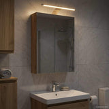 Bathroom Mirror Cabinet Artisian Oak 30 x 10.5 x 50 cm 889022