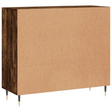 Sideboard Smoked Oak 90x34x80 cm Engineered Wood 828089