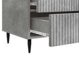 Bedside Cabinet with Drawer Concrete Grey 62 x 34.5 x 47.5 cm 894778