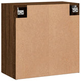 Wall Cabinet Brown Oak 60x31x60 cm Engineered Wood 829979