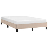 Bed Frame without Mattress Cappuccino 120x190 cm Small Double Faux Leather 3269624
