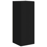 TV Wall Cabinet Set Wall-mounted 6 pcs Black 3408944