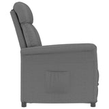 Recliner Chair Dark Grey Dark grey 70.5 x 96.5 x 95 cm Fabric 348402