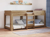Bunk Bed for Kids Artisan Oak 75 x 190 cm Engineered Wood 3410546
