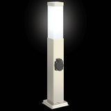 Bollard Lights with Outlet 3 pcs 50 cm Stainless Steel IP44 4006060