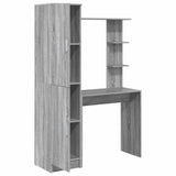 Desk 2 pcs Grey Sonoma 3337286