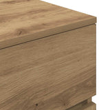 Bedside Cabinet Artisan Oak 39x35x65 cm Engineered Wood 861335