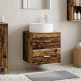 Wall-Mounted Sink Vanity Old Wood 49.5 x 44.5 x 65.5 cm 890324