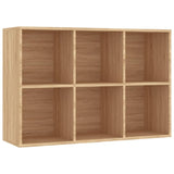 Book Cabinet/Sideboard Sonoma Oak 66x30x98 cm Engineered Wood 800345