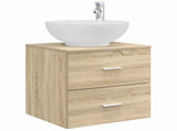 Bathroom Furniture Set 3 pcs Sonoma Oak 49.5 x 44.5 x 65 cm 3405909