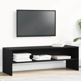 TV Cabinet Black Oak 120x40x40 cm Engineered Wood 862391
