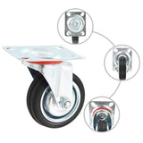 16 pcs Swivel Casters 75 mm 278013