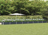 Planter Anthracite 770 x 50 x 45 cm Galvanised Steel 42018214