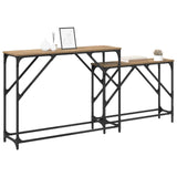 Console Table 2 pcs Artisan Oak 100 x 28 x 75 cm 882887