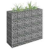Gabion Raised Bed Galvanised Steel 90x30x90 cm 145631