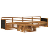 Outdoor Sofa Set 5 pcs Natural Solid Acacia Wood 3382982