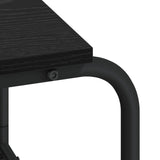 Desk with Storage Black Oak 113.5 x 52 x 75.5 cm 8008032