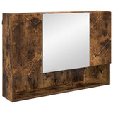Bathroom Furniture Set 5 pcs Smoked Oak 3393078