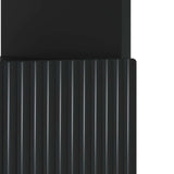 LED TV Cabinet Black Engineered Wood 896766