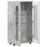 Sideboard with Shelf FLORIN Concrete Grey 55.5 x 29 x 100 cm 880254
